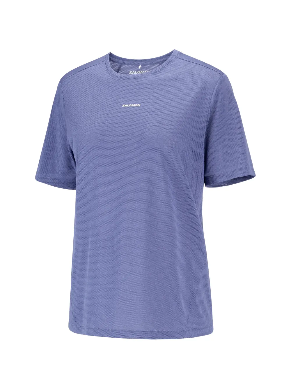 Salomon logo-print mesh t-shirt - Violett