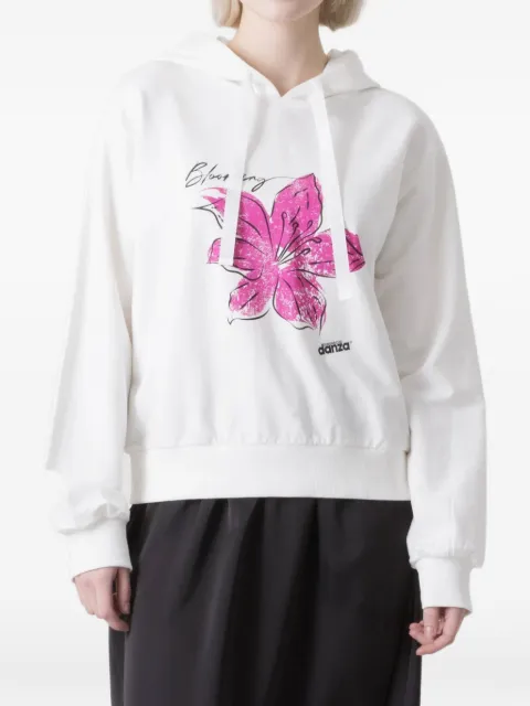 DIMENSIONE DANZA floral-print hoodie