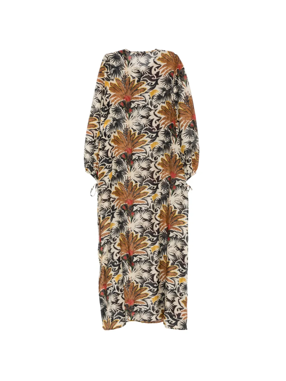 Anjuna Jurk met bloemenprint Beige