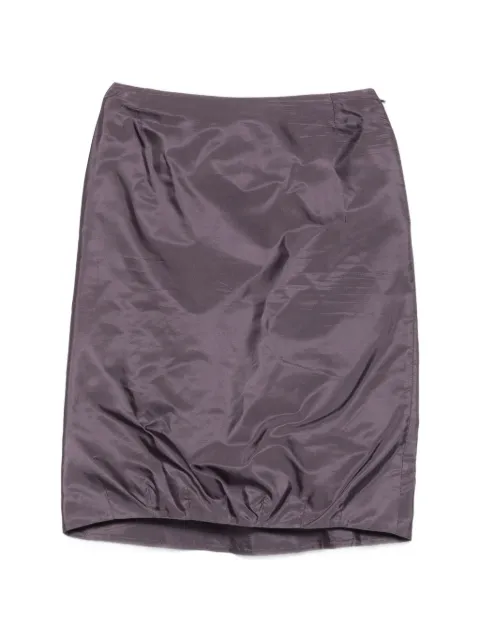Prada Pre-Owned 2000s ruched-detail skirt