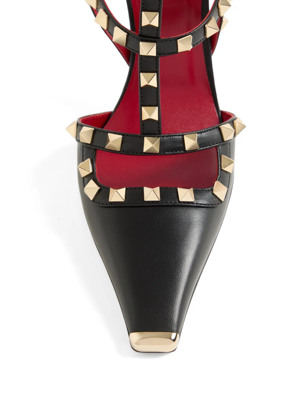 Valentino Garavani Rockstud kidskin pumps 100mm Zwart