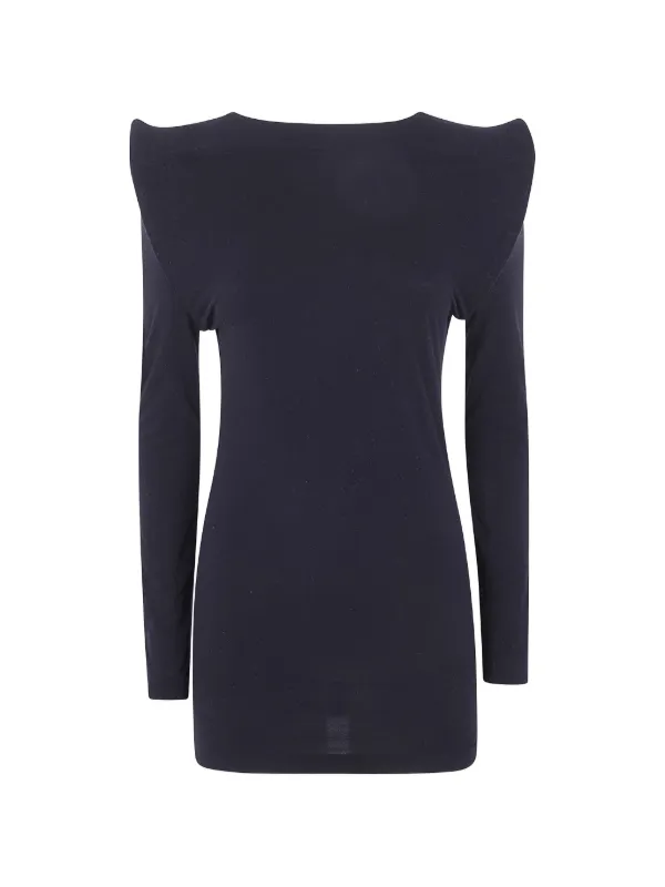 Junya Watanabe Structured-shoulder Sweater in Blue