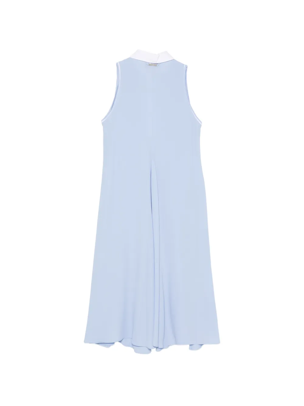 Iceberg Mouwloze jurk met contrasterende kraag Blauw