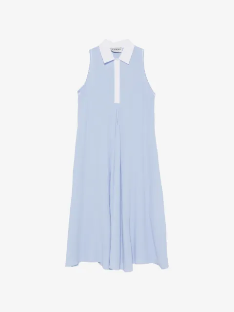 Iceberg sleeveless contrast-collar dress