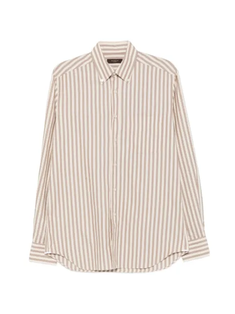 Glanshirt Camisa com botão e padronagem de listra