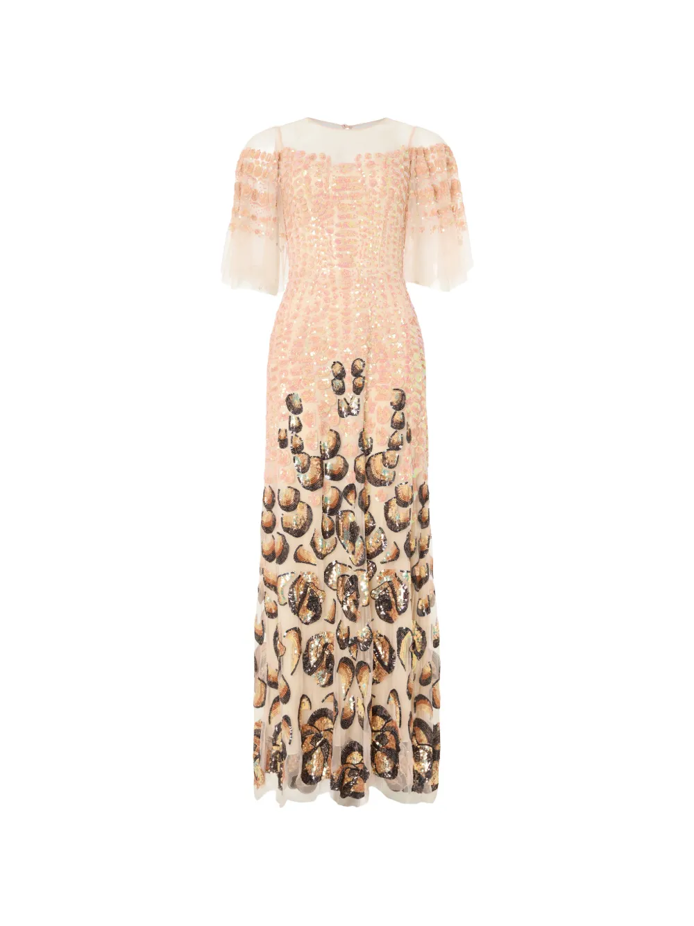 Temperley London Piper maxi dress - Nude
