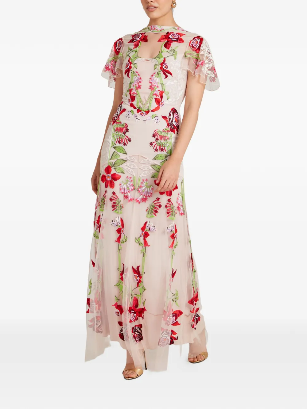 Temperley London Lucille jurk Roze
