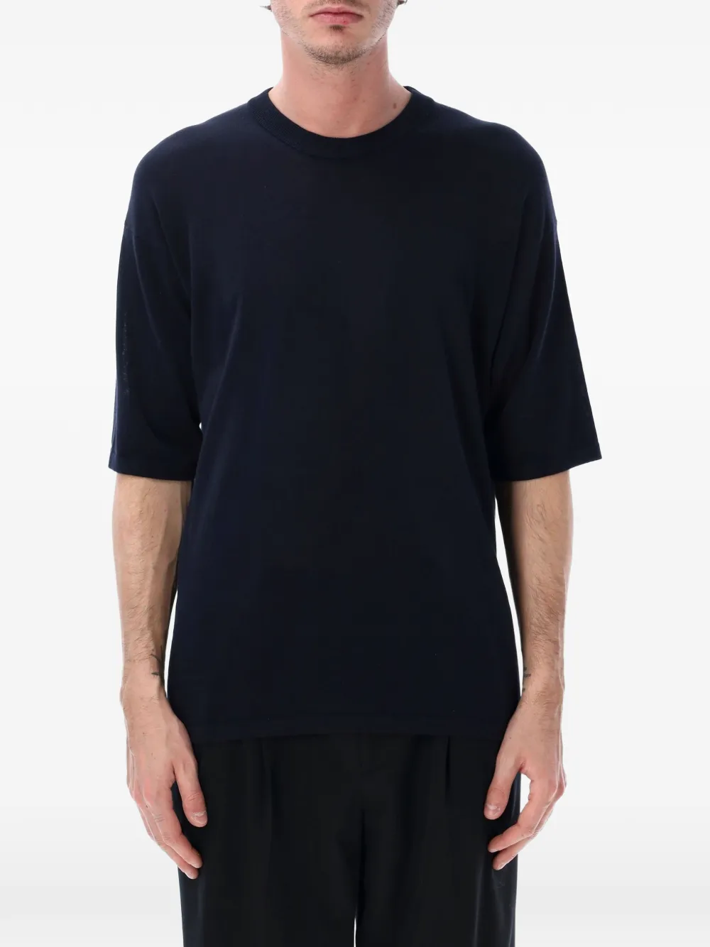 Roberto Collina fine-knit T-shirt - Blau