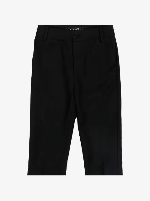 John Richmond Junior logo-patch tailored trousers
