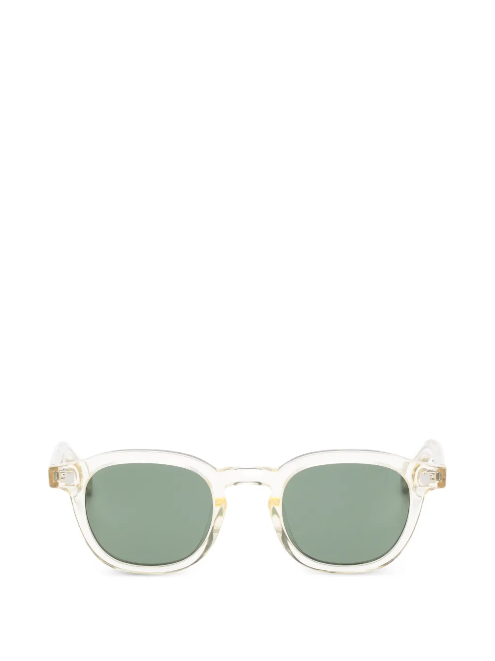 Maison Kitsuné x A. Society Camille square-frame sunglasses - Giallo