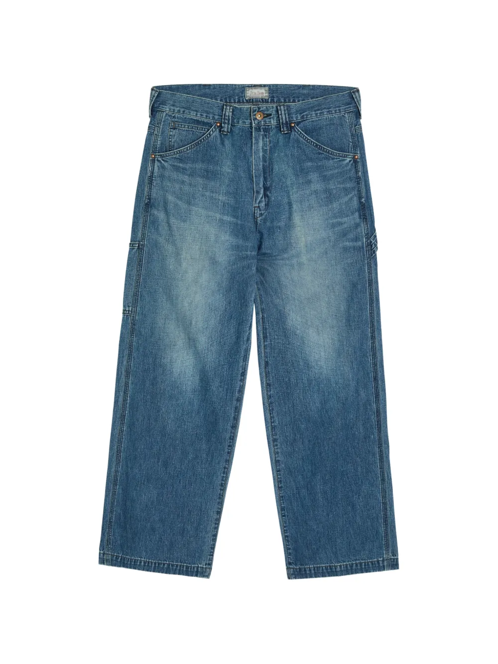 Blue Blue Japan faded-effect carpenter jeans