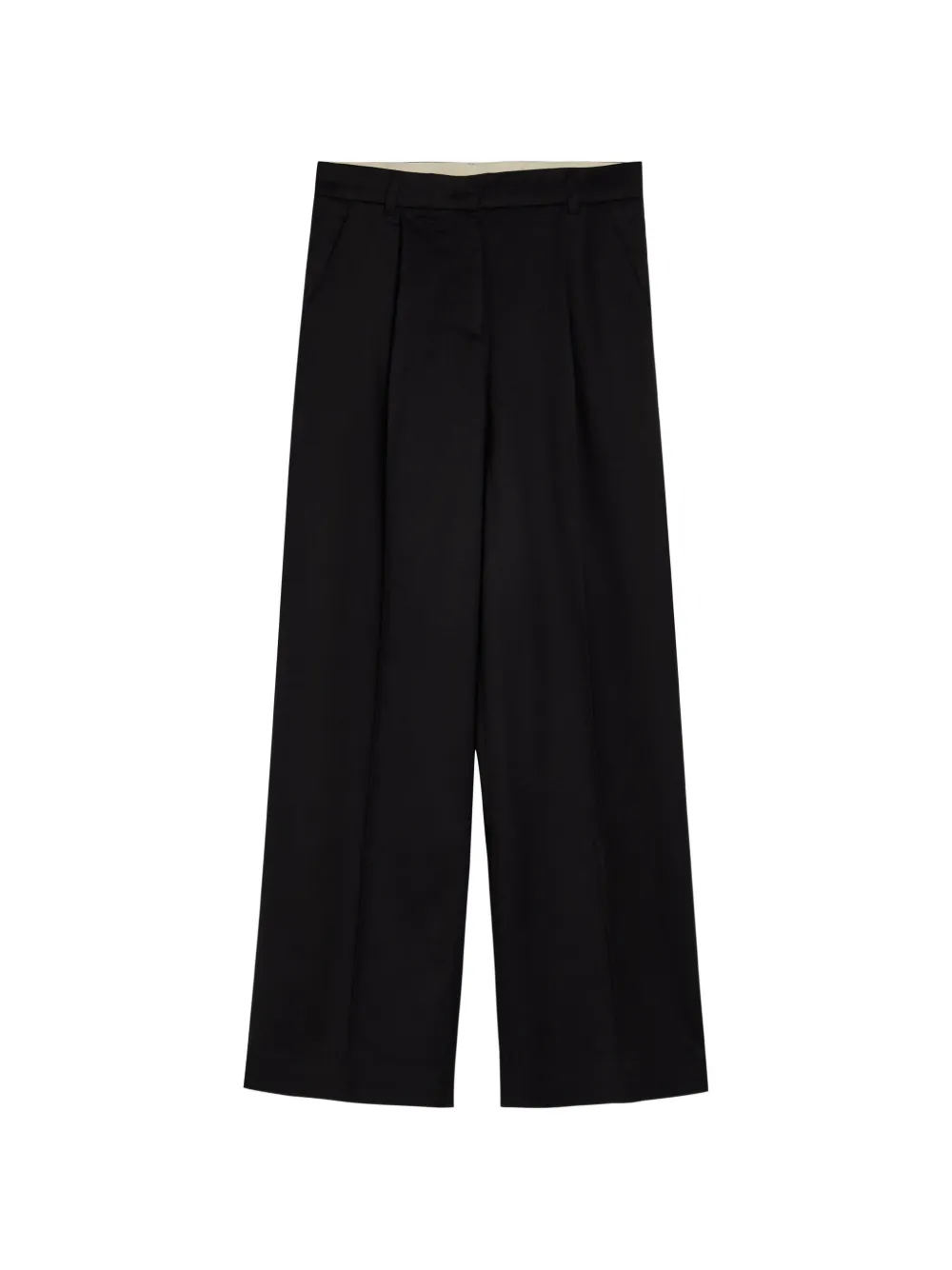 Perla pleated wide-leg trousers