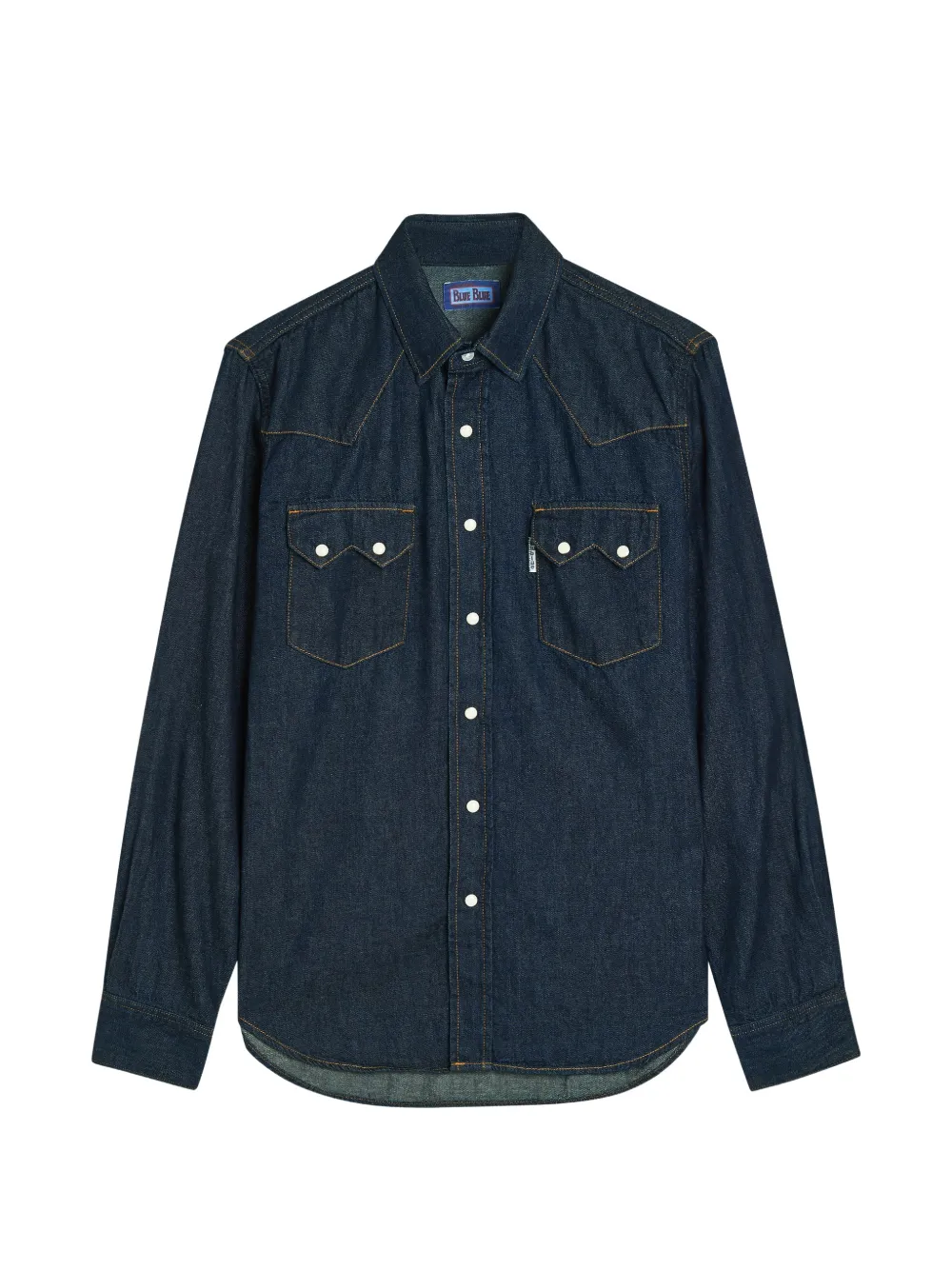 Blue Blue Japan Western-yoke Denim Shirt In Blue