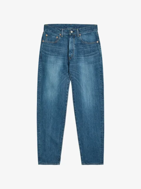 Blue Blue  faded-wash whiskered jeans