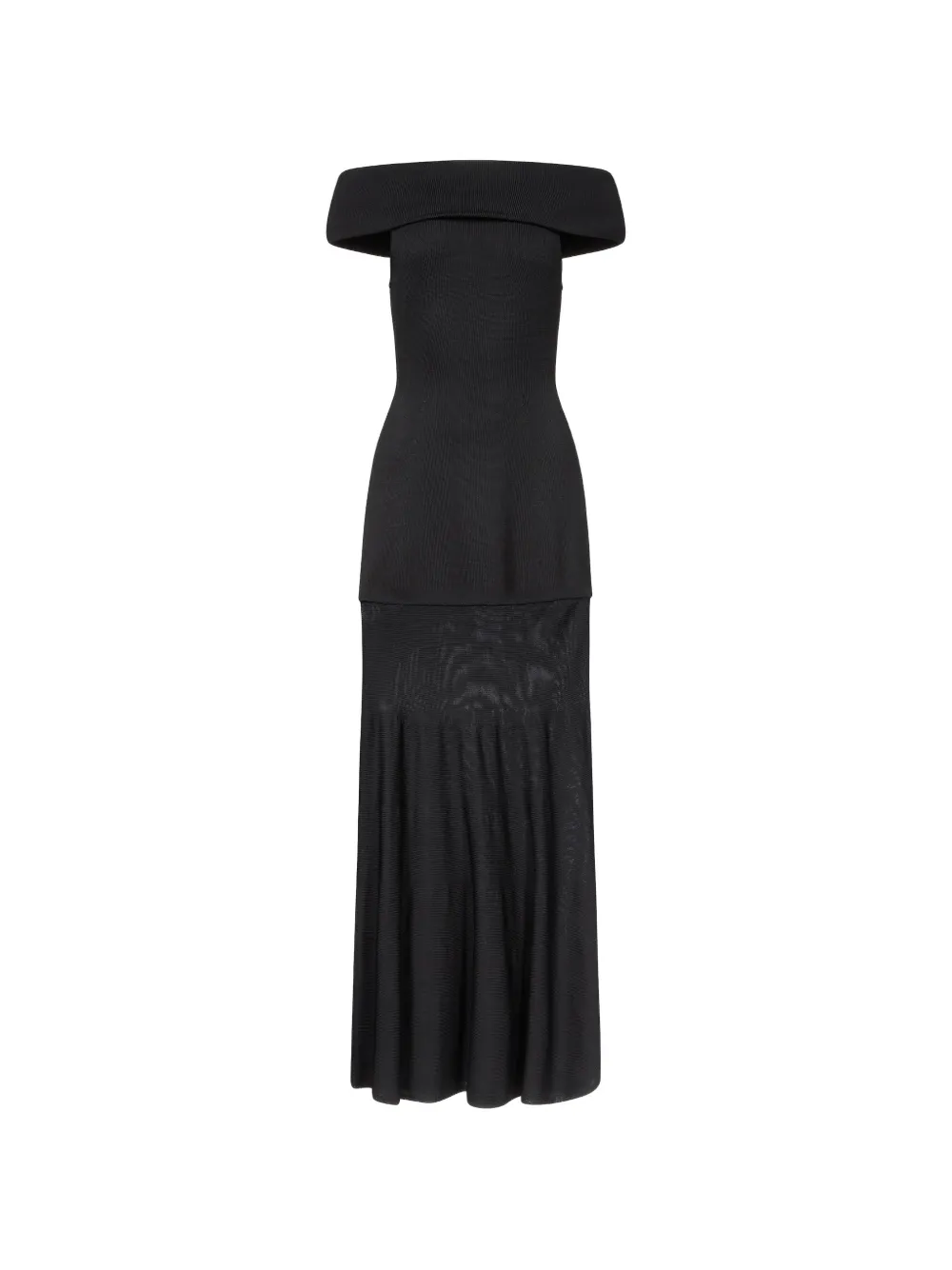 FFORME Rosina off-the-shoulder maxi dress - Nero