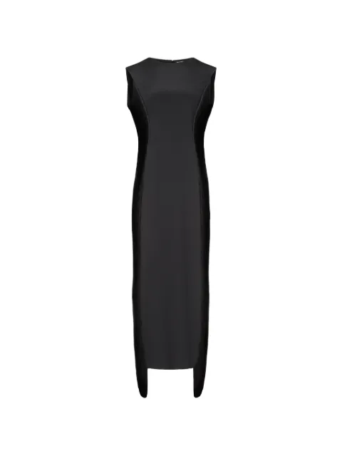 FFORME Bianca fringe-detail asymmetric dress