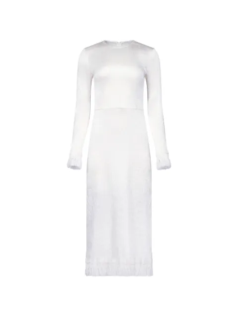 FFORME Mina fringed crinkled dress