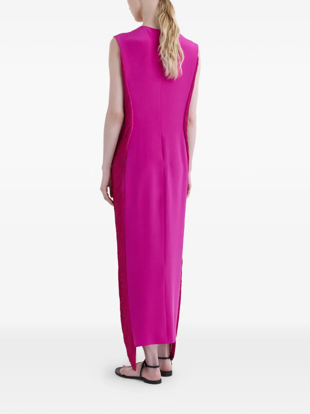 FFORME Bianca maxi-jurk met franje detail Roze