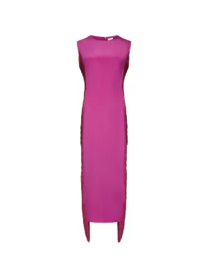 open lace back dress FFORME EMI Dress in Bright Red Bright Red / 40