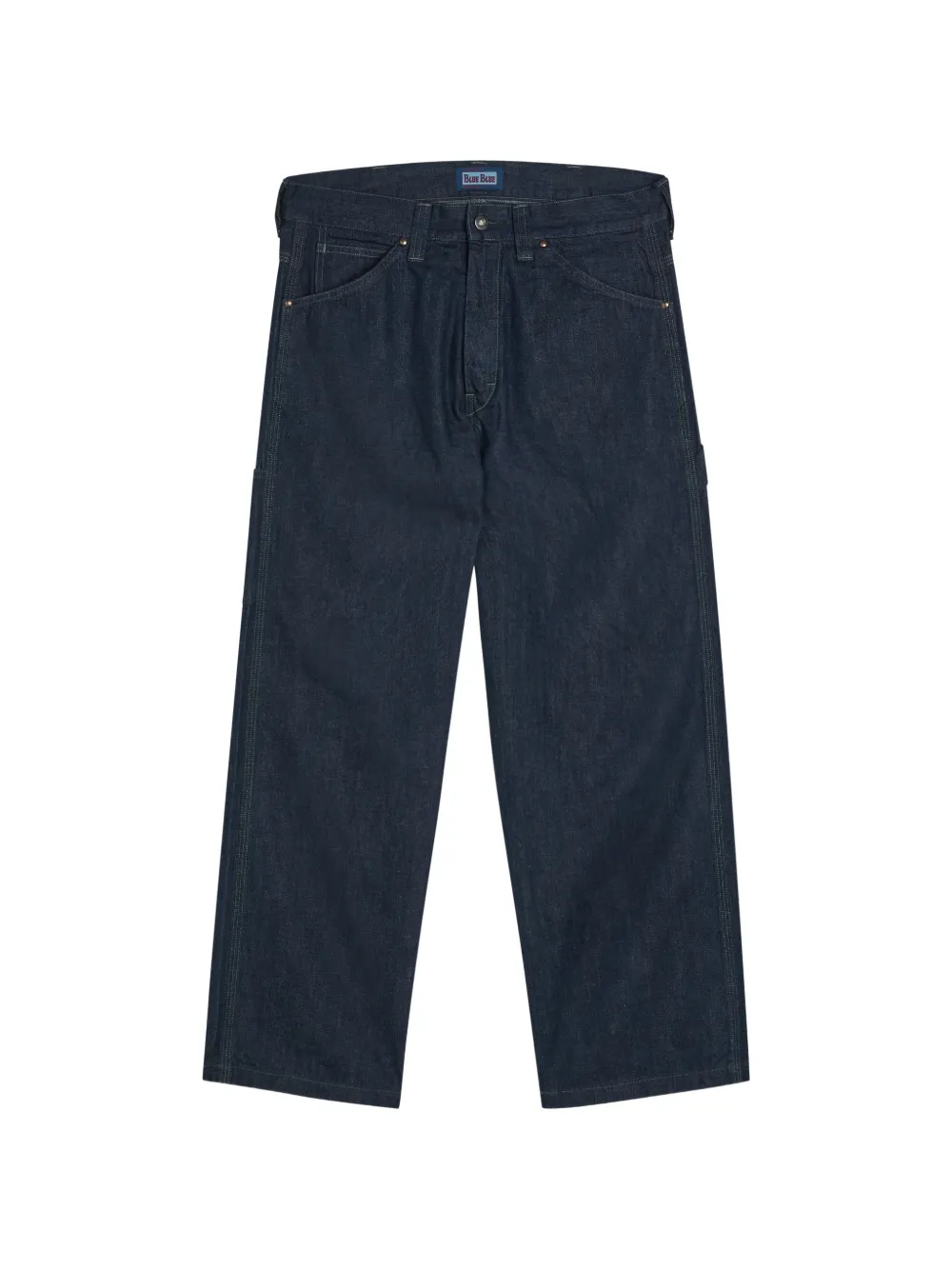 Blue Blue Japan straight-leg carpenter jeans - Blau