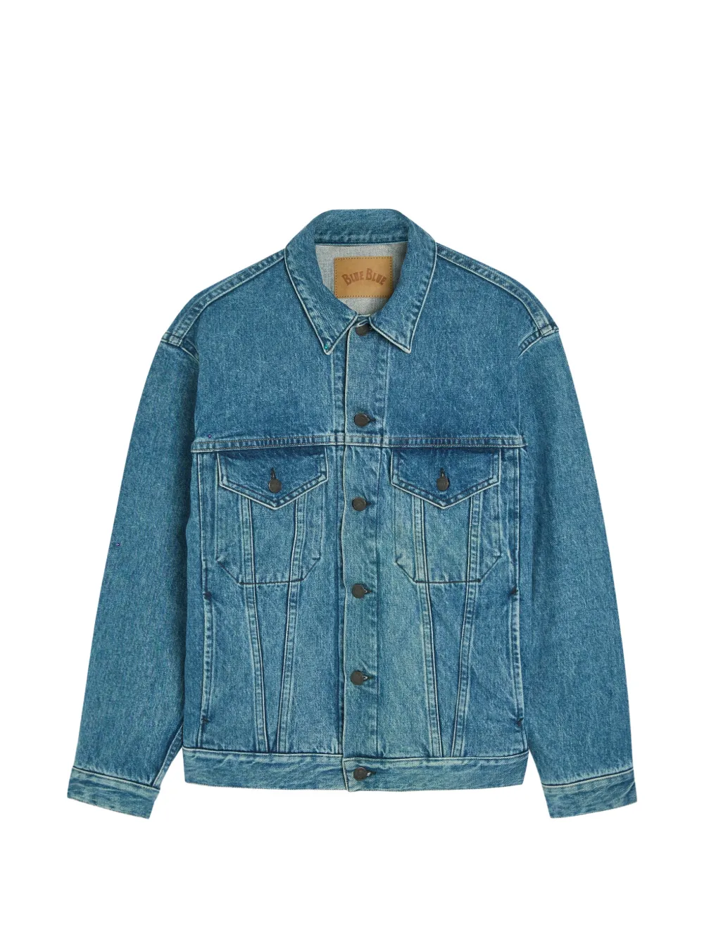 Blue Blue Japan Washed Denim Jacket In Blue