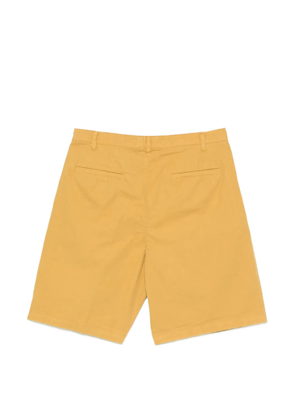 ASPESI Shorts met geplooid detail Geel
