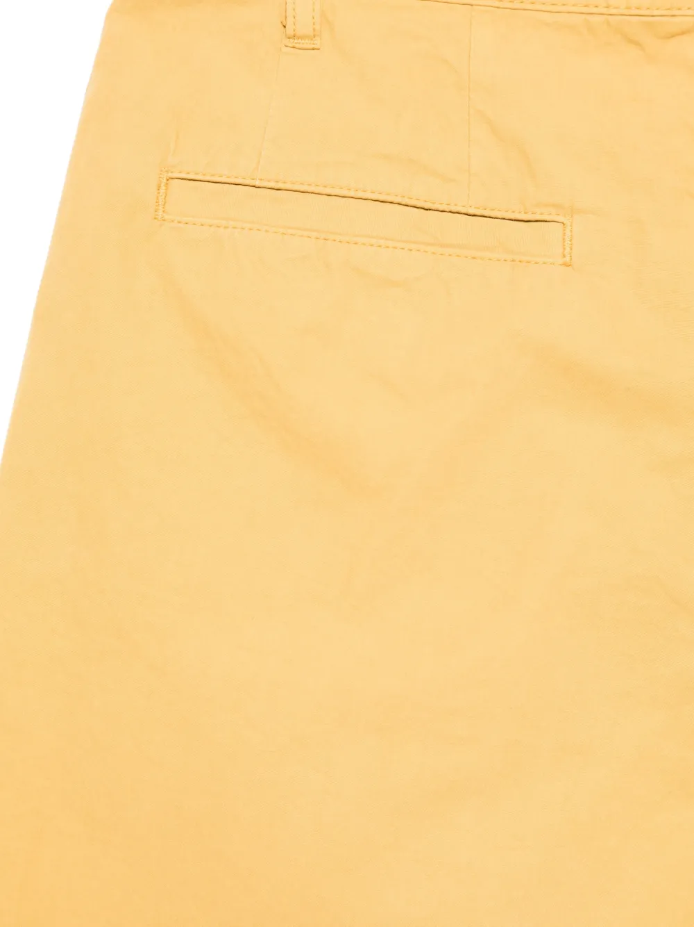 ASPESI Shorts met geplooid detail Geel