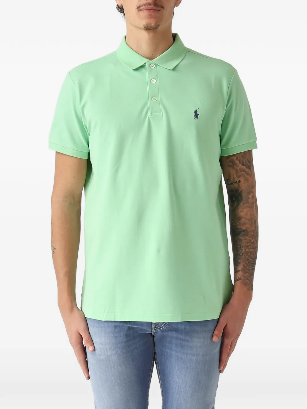 Polo Ralph Lauren embroidered pony polo shirt - Grün