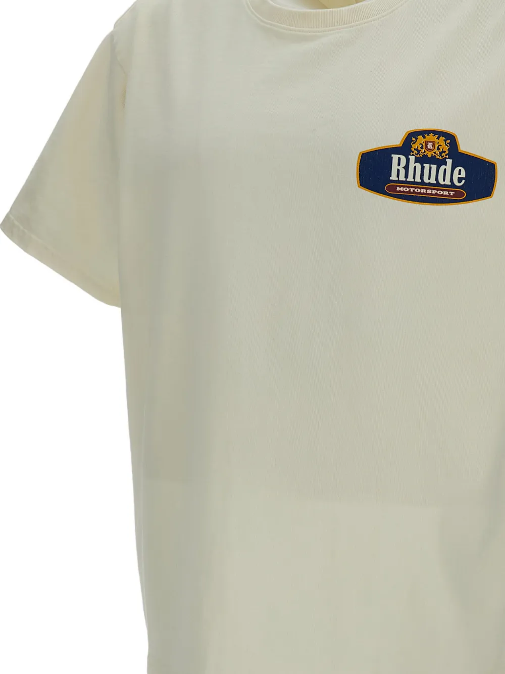 RHUDE T-shirt met logoprint Wit