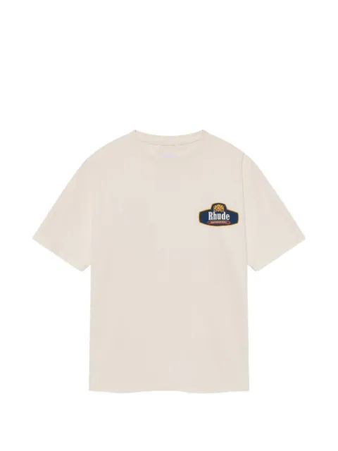 RHUDE logo印花短袖T恤