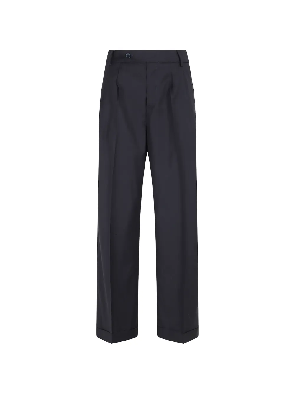 Briglia 1949 pleated turned-up trousers - Blu