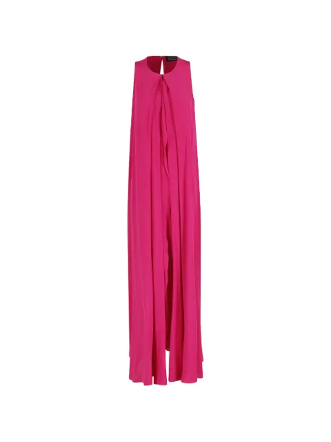Gianluca Capannolo Anka draped silk maxi dress