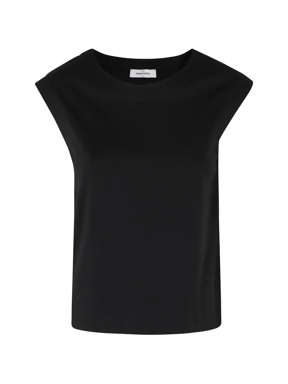 Gran Sasso cap-sleeve T-shirt - Nero