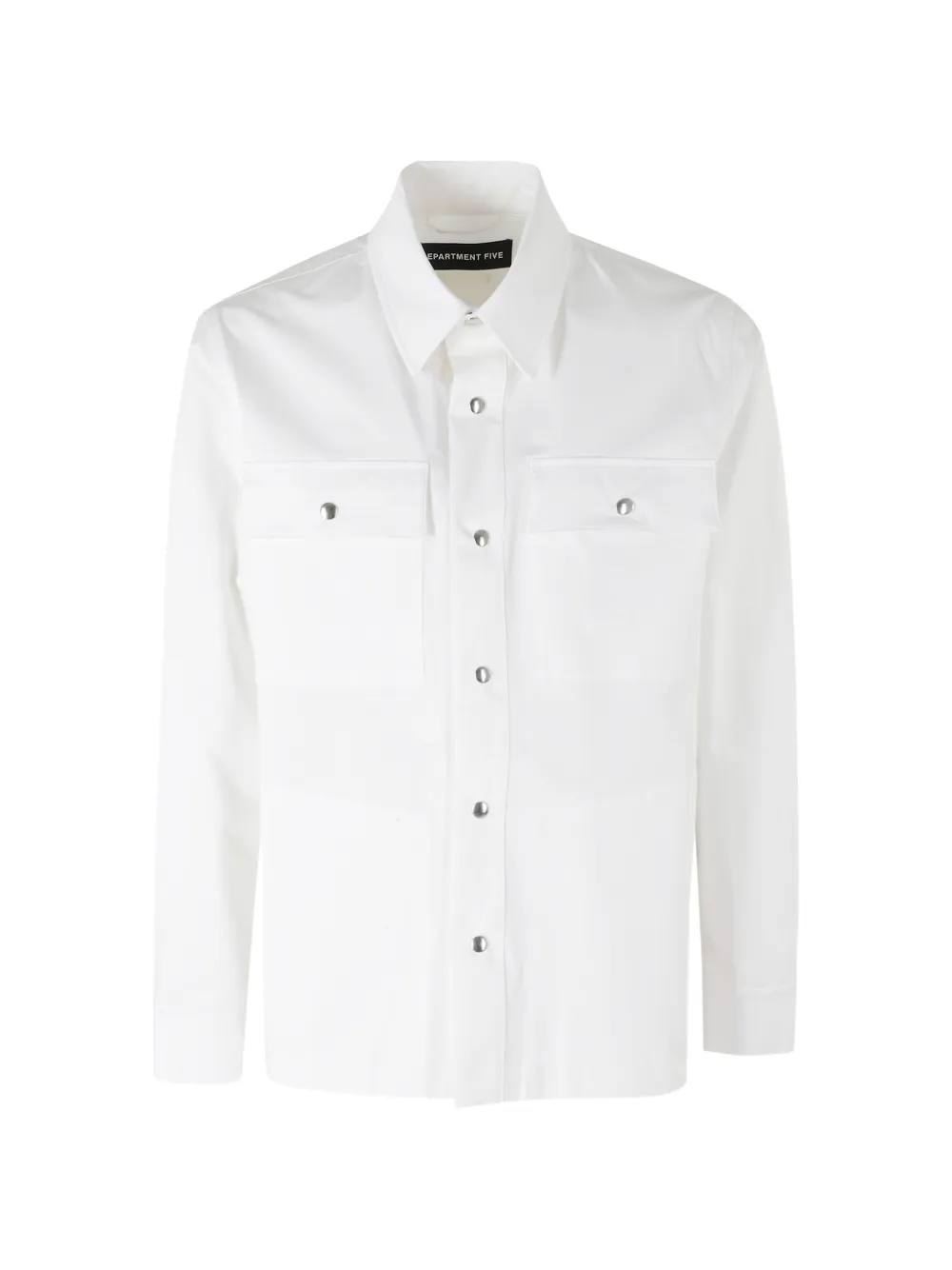 Department 5 press-stud flap-pocket jacket - Bianco