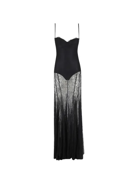 Elisabetta Franchi Red Carpet lace-panelled maxi dress