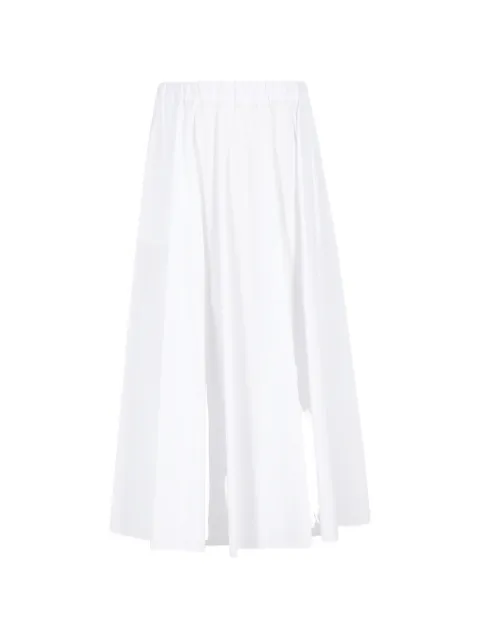 ASPESI elasticated pleated midi skirt