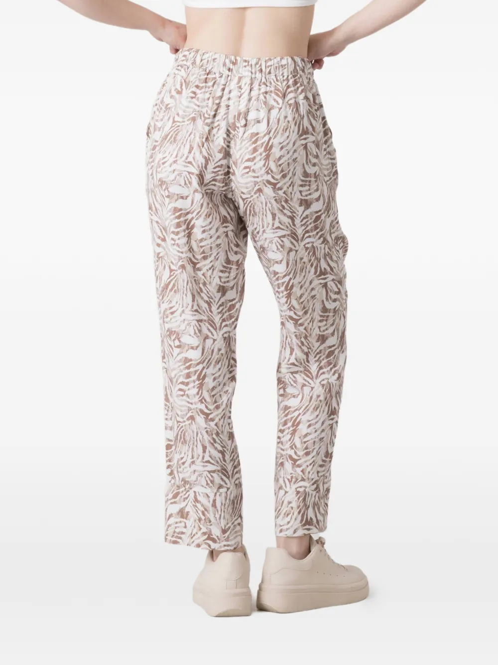  Dimensione Danza Pantalones Con Estampado Abstracto - Blanco 