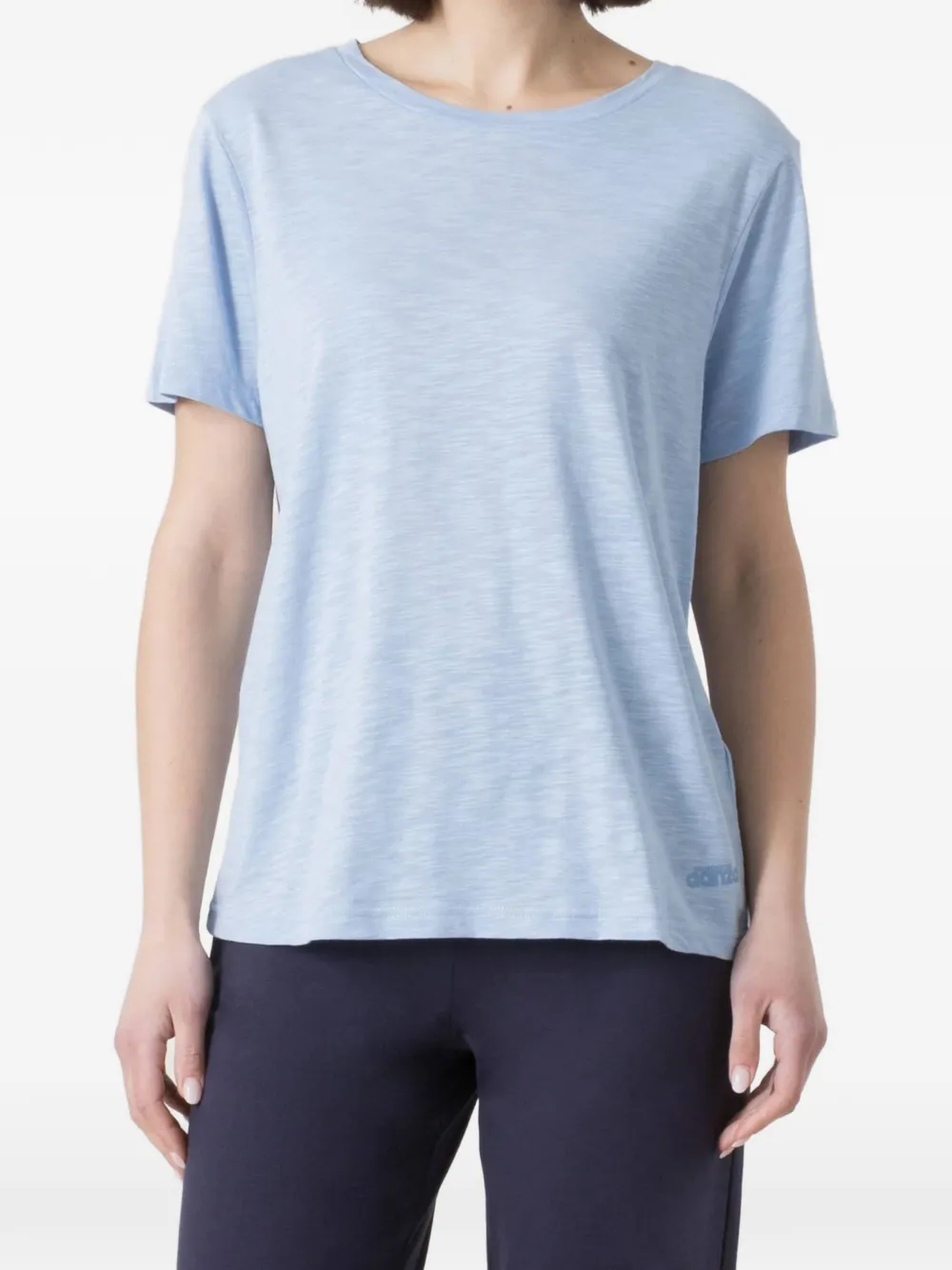 DIMENSIONE DANZA T-Shirt mit Logo-Print - Blau