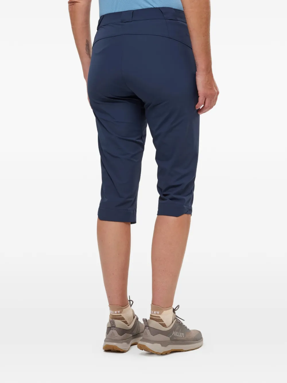  Pascal Millet Pantalones Capri Con Logo - Azul 