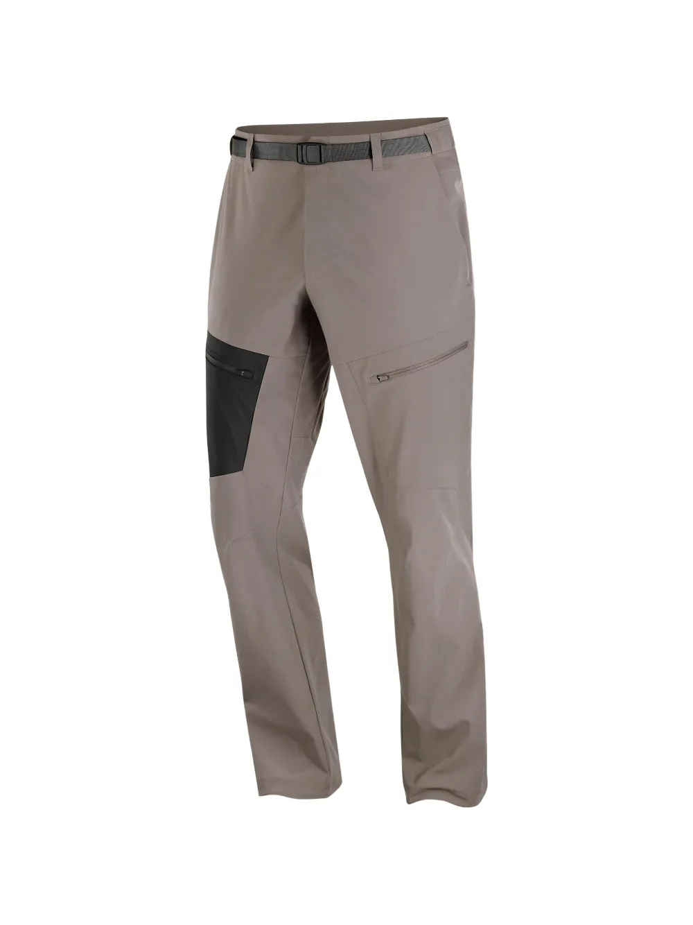 Salomon panelled buckled-belt trousers - Grigio