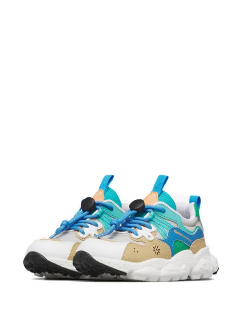 FLOWER MOUNTAIN KIDS  Yamano 3 panelled sneakers