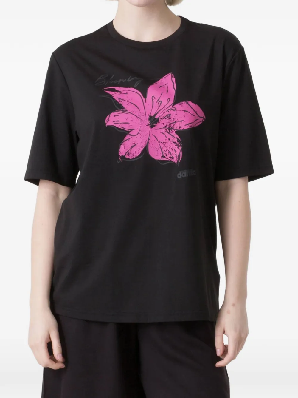 DIMENSIONE DANZA T-shirt a fiori - Nero