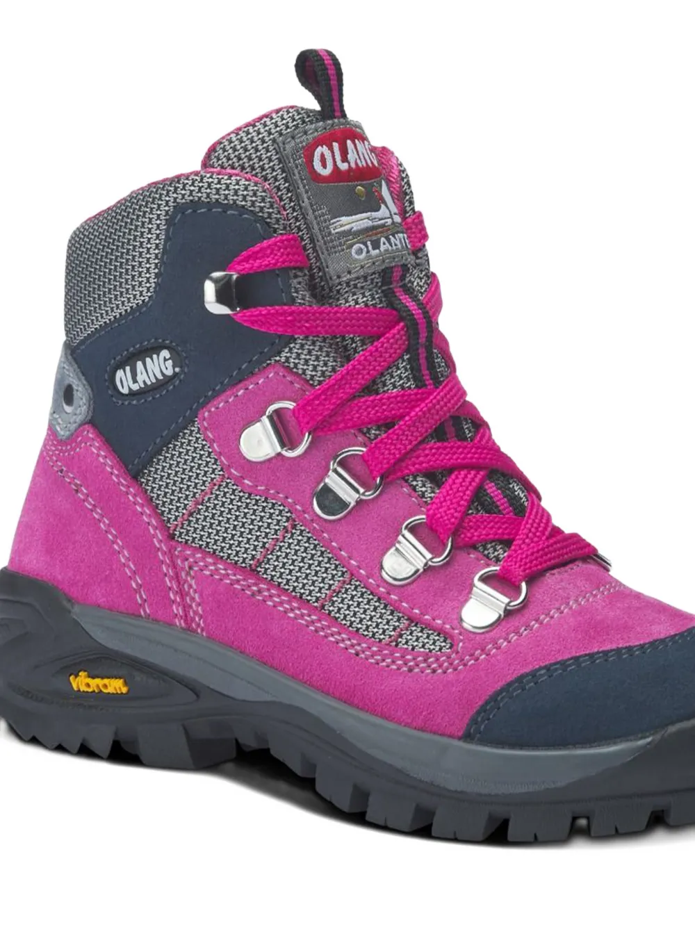 OLANG Laarzen met logodetail Roze