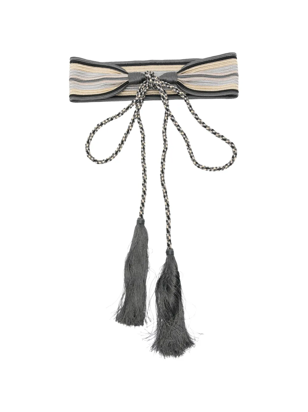 Antonio Marras tassel-detail braided belt - Grigio