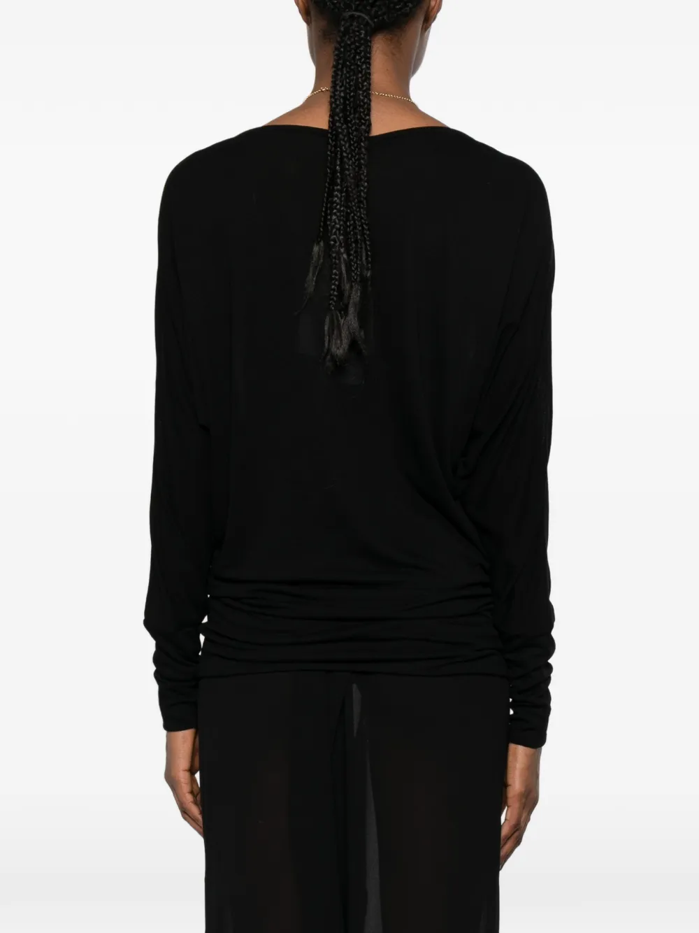 TOTEME Jersey T-shirt Zwart