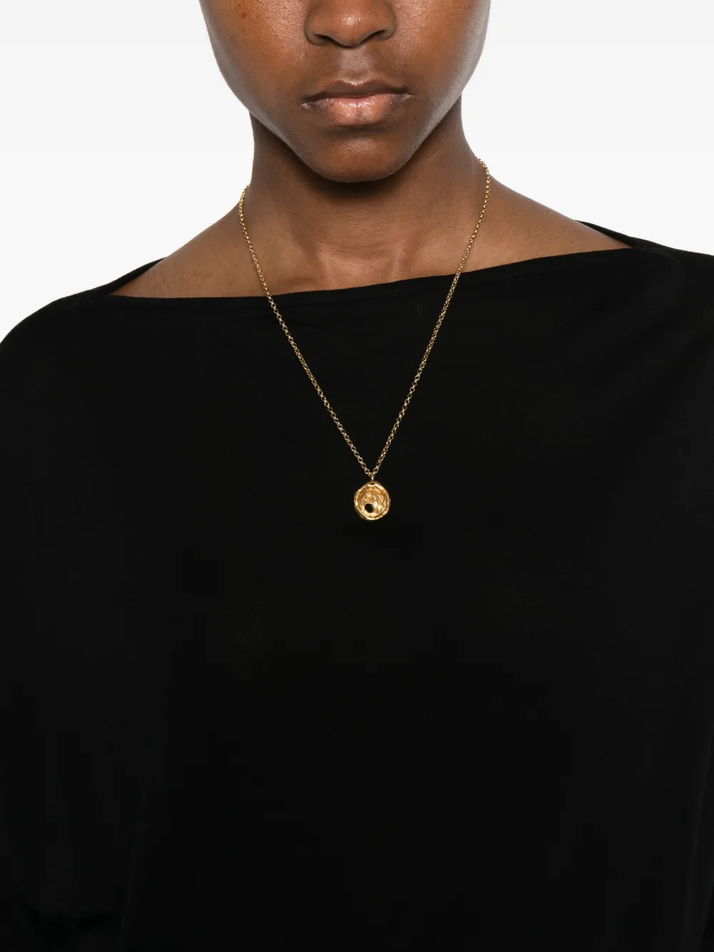 TOTEME Jersey T-shirt Zwart