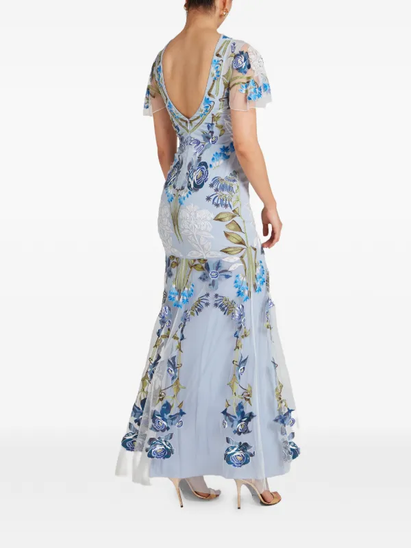 temperley london blue dress Lucille Embroidered | Color:As Photo  BROWN Zoella Black Off The Women's Plus Size A striking evening silhouette