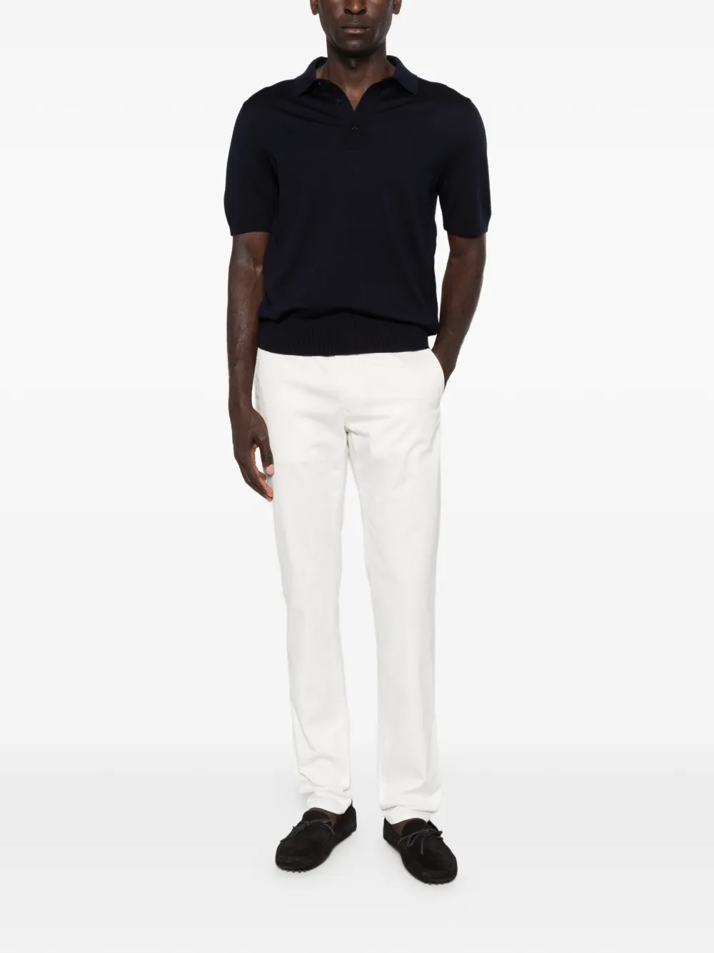 Incotex Straight broek Wit