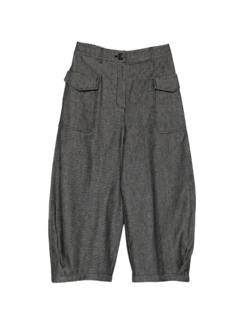 SOH belt-loops trousers
