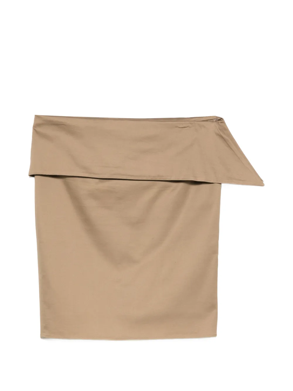 Gucci Pre-Owned 2000s fold-over mini skirt - Toni neutri
